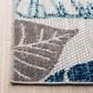 Safavieh Cabana CBN831F 6" x 9" Grey and Blue Indoor/Outdoor Area Performance Rug, , large