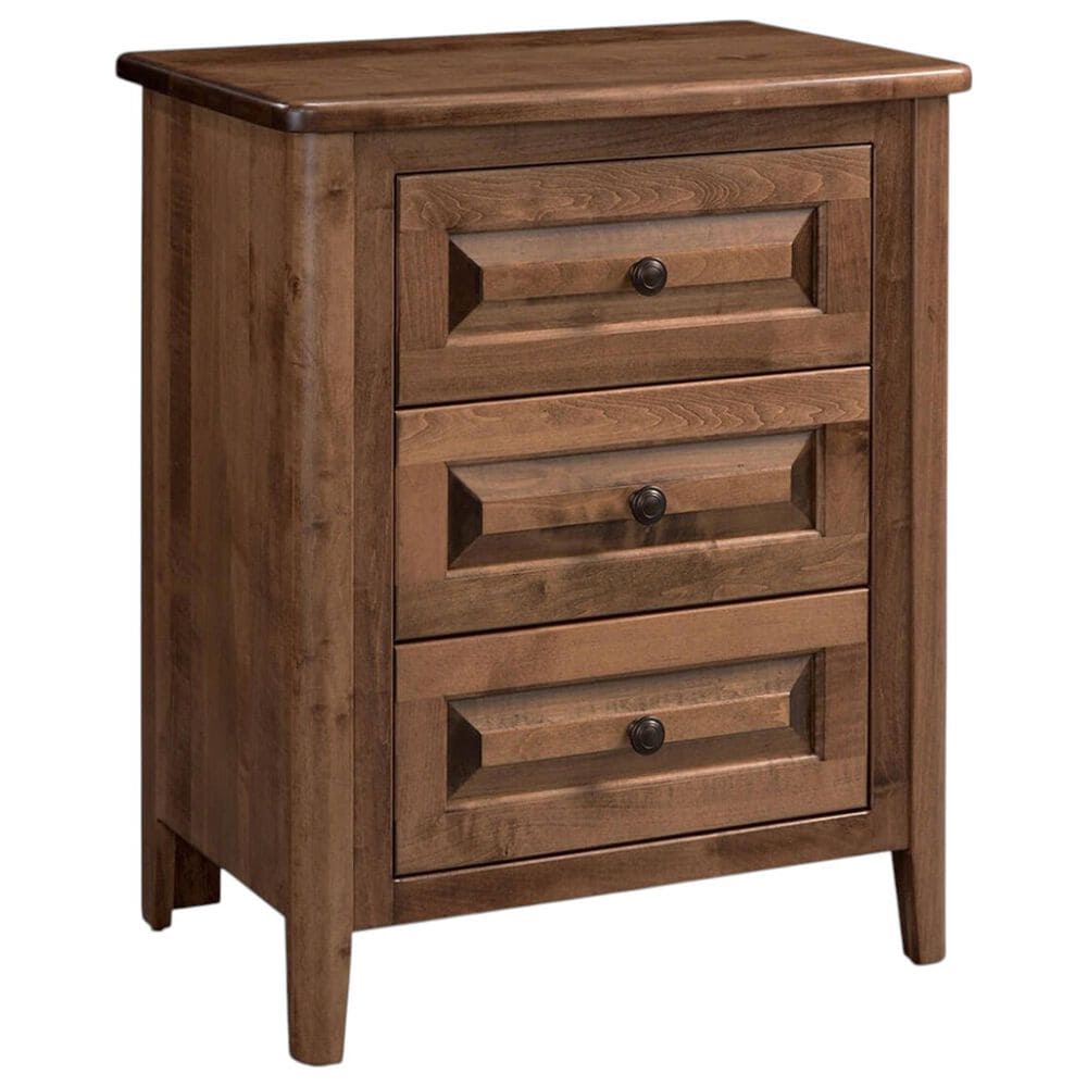 Archbold Furniture Carson 4-Piece Queen Storage Bedroom Set in Maple Bark, , large