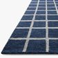 Chris Loves Julia x Loloi Polly 7"9" x 9"9" Navy and Silver Area Rug, , large