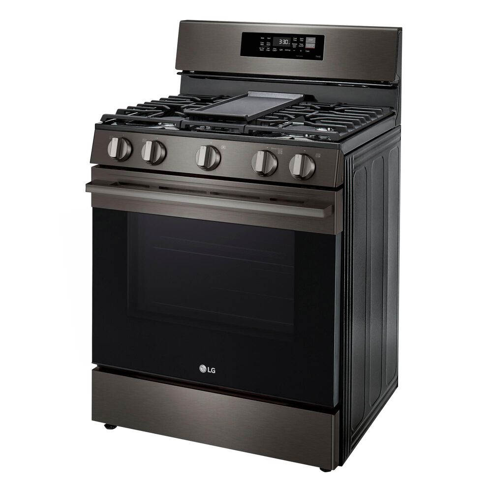 LG 6.3 Cu. Ft. Freestanding Gas Range in Black Stainless Steel, , large