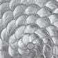 Maple and Jade 47" x 47" Round Plate Carved Radial Home Wall Decor in Silver, , large