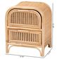 Baxton Studio Adrika 2-Drawer Nightstand in Natural, , large