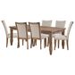Crystal City Riverdale 7-Piece Rectangular Dining Set in Natural, , large