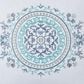J. Queen New York Afton 16" Square Throw Pillow in Blue and White, , large