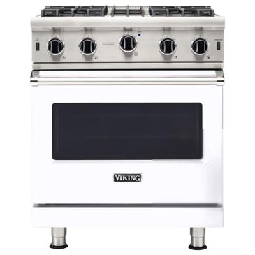 Viking Range 30" Open Burner Gas Range in White, , large