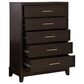 Ashley Neymorton 5-Drawer Chest in Dark Grayish Brown, , large