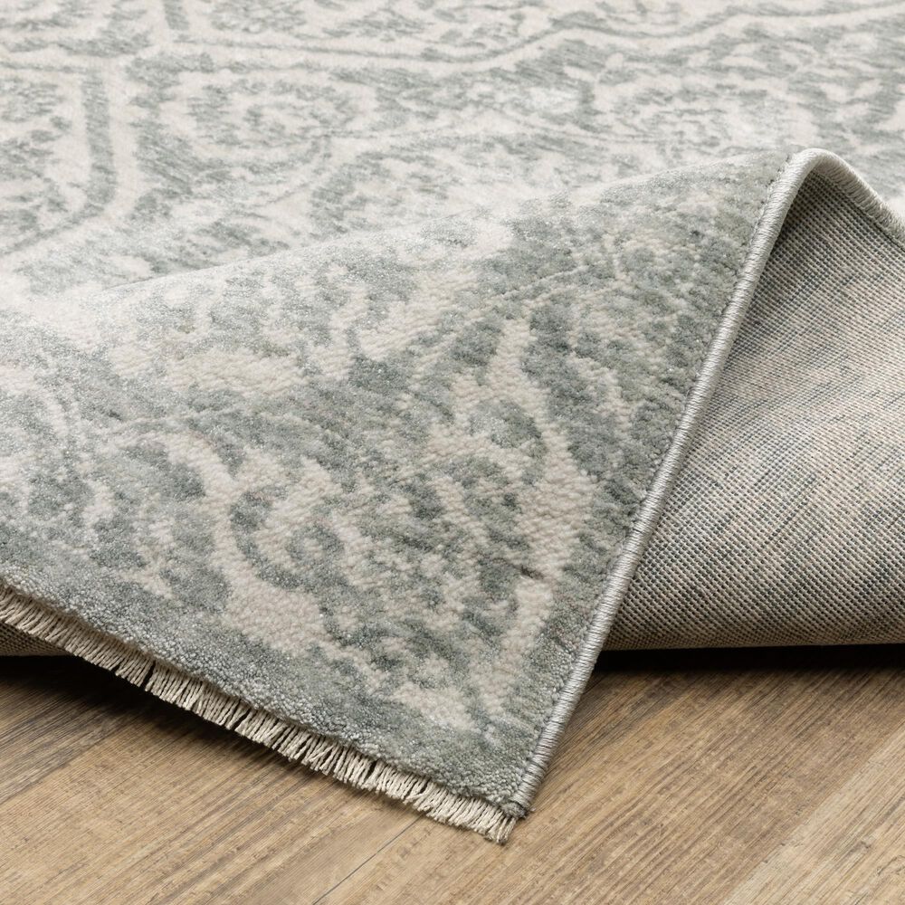 Oriental Weavers Echo Green and Ivory 7&#39;10&quot; x 10&#39;10&quot; Area Rug, , large