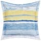 J. Queen New York Seashore 18" Square Throw Pillow in Blue, , large
