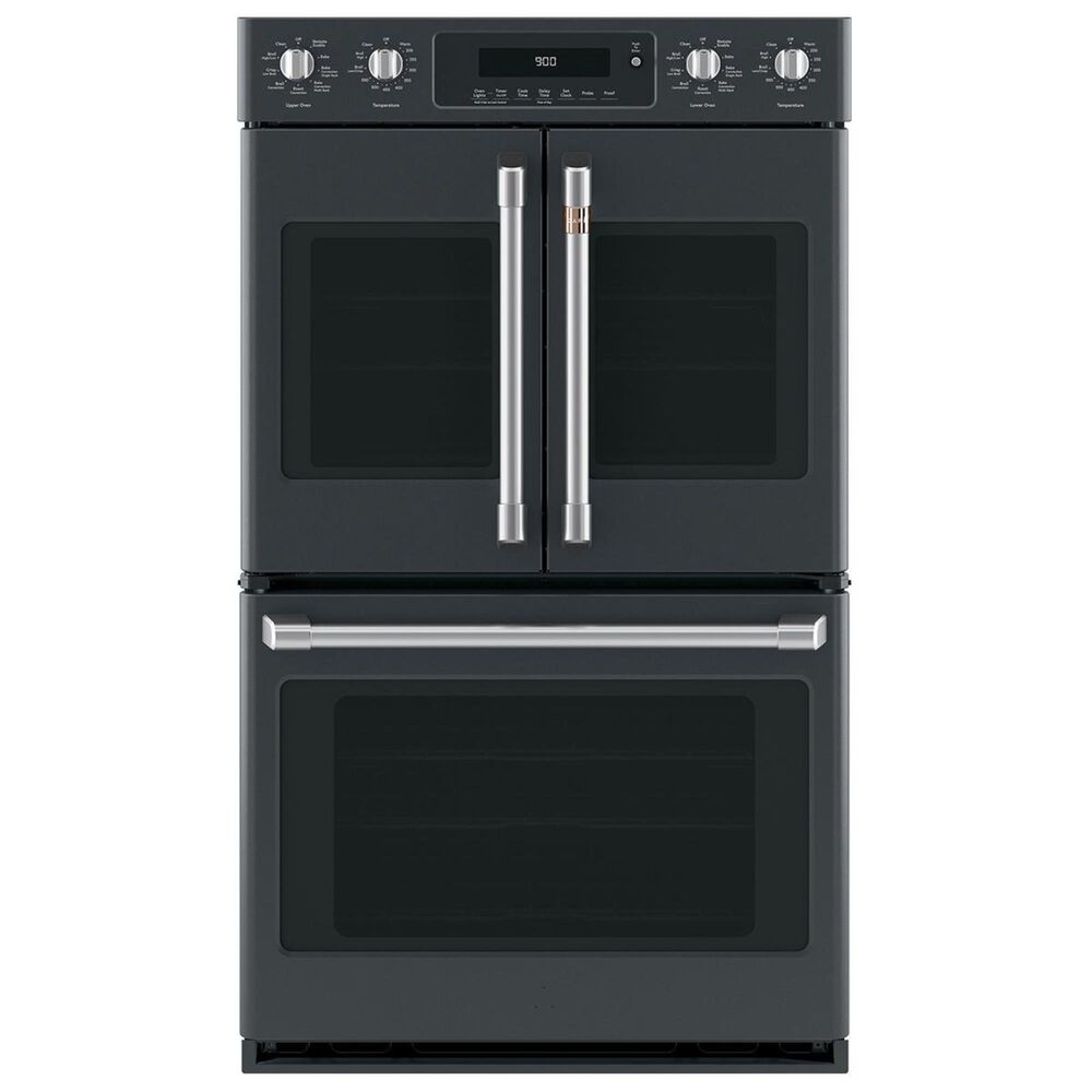 GE Cafe Handle and Knob Kit for Double Wall Oven in Brushed Stainless Nebraska Furniture Mart