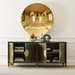 Uttermost Palais 4-Door Cabinet in Olive and Brass, , large
