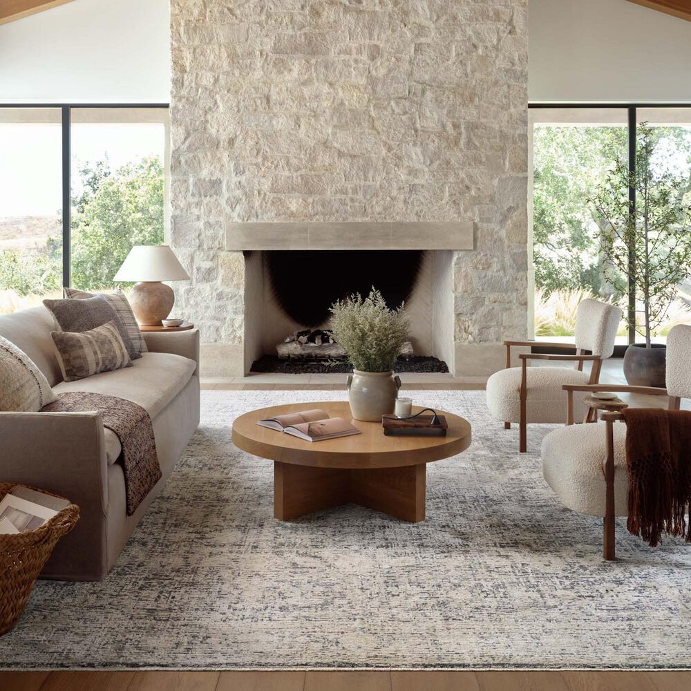Amber Lewis x Loloi Alie 11&#39;6&quot; x 15&#39;7&quot; Charcoal and Beige Area Rug, , large