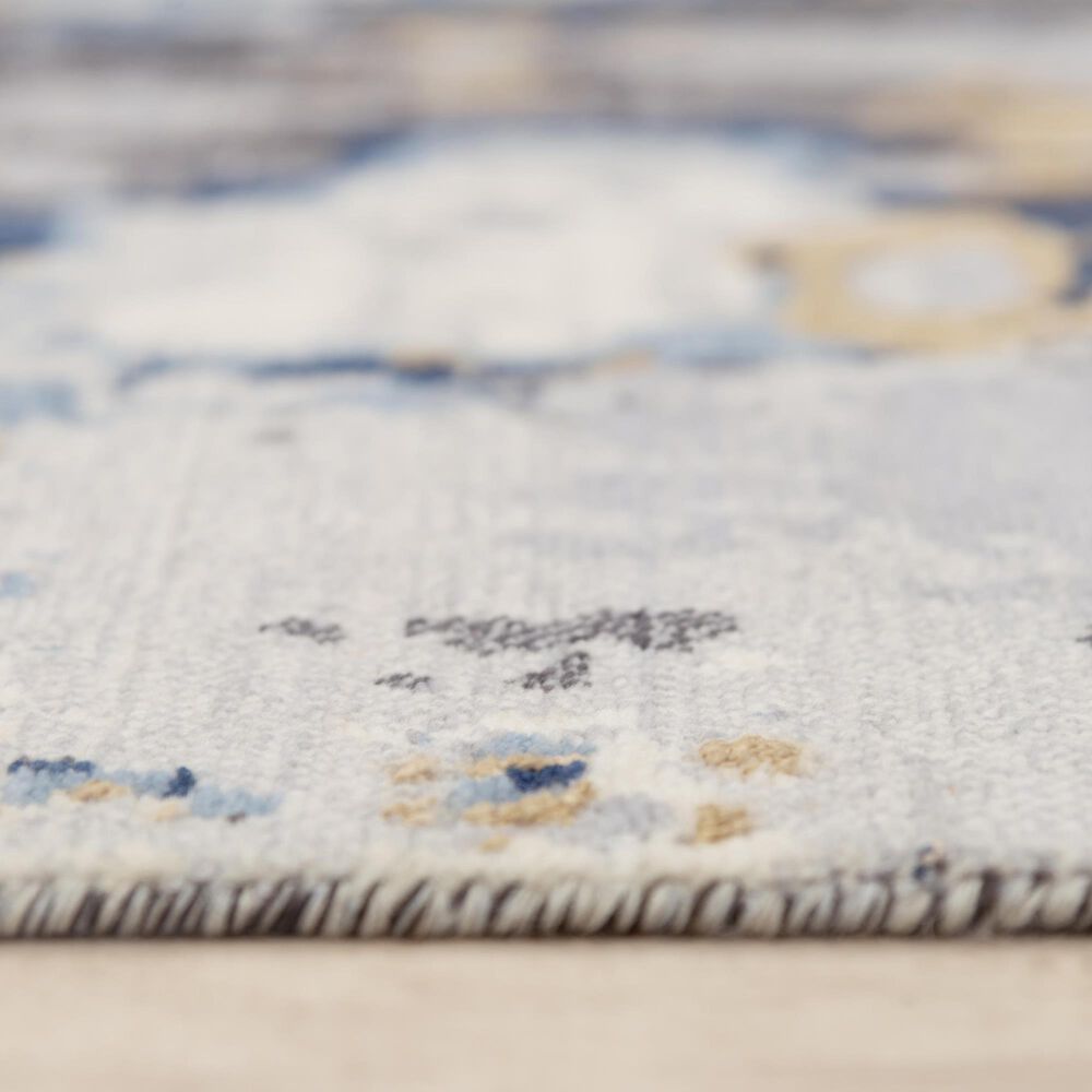RIZZY Bolero BOL727 Blue and Multicolor 3' x 10' Runner, , large