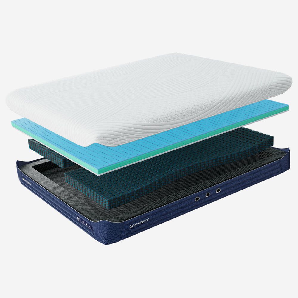 Bedgear M3 Flexhead Queen Mattress with 0.0 Suspension, , large