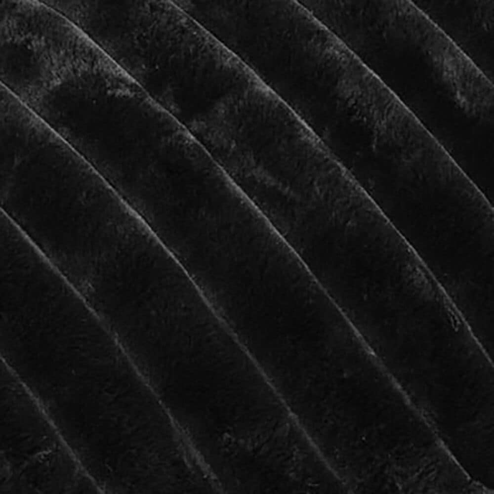 Jaxx Saxx Mondo Fur Bean Bag Lounge Chair in Black, , large