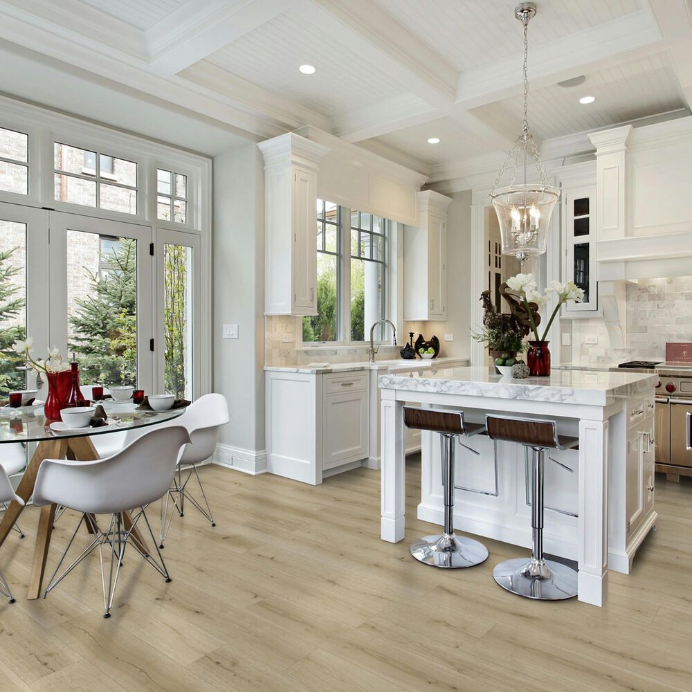 Mohawk Saylor's Cove Ecru Oak 7.5" x 54" Luxury Vinyl Plank, , large