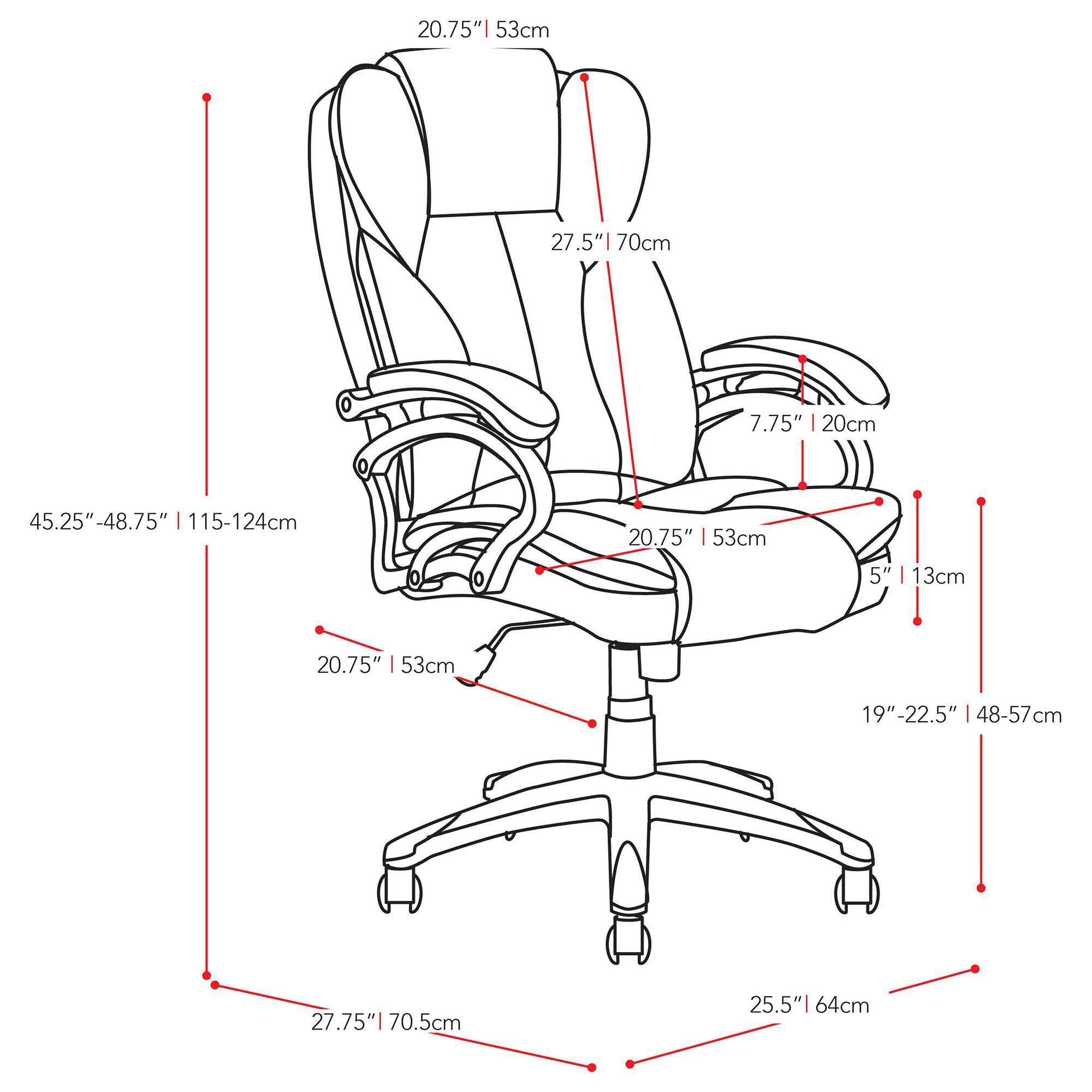 Corliving leatherette 2025 executive office chair