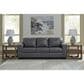 Ashley Bolsena Stationary Queen Sofa Sleeper in Admiral, , large