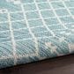 Nourison Positano Southwestern Aqua 9" x 12" Indoor/Outdoor Area Rug, , large