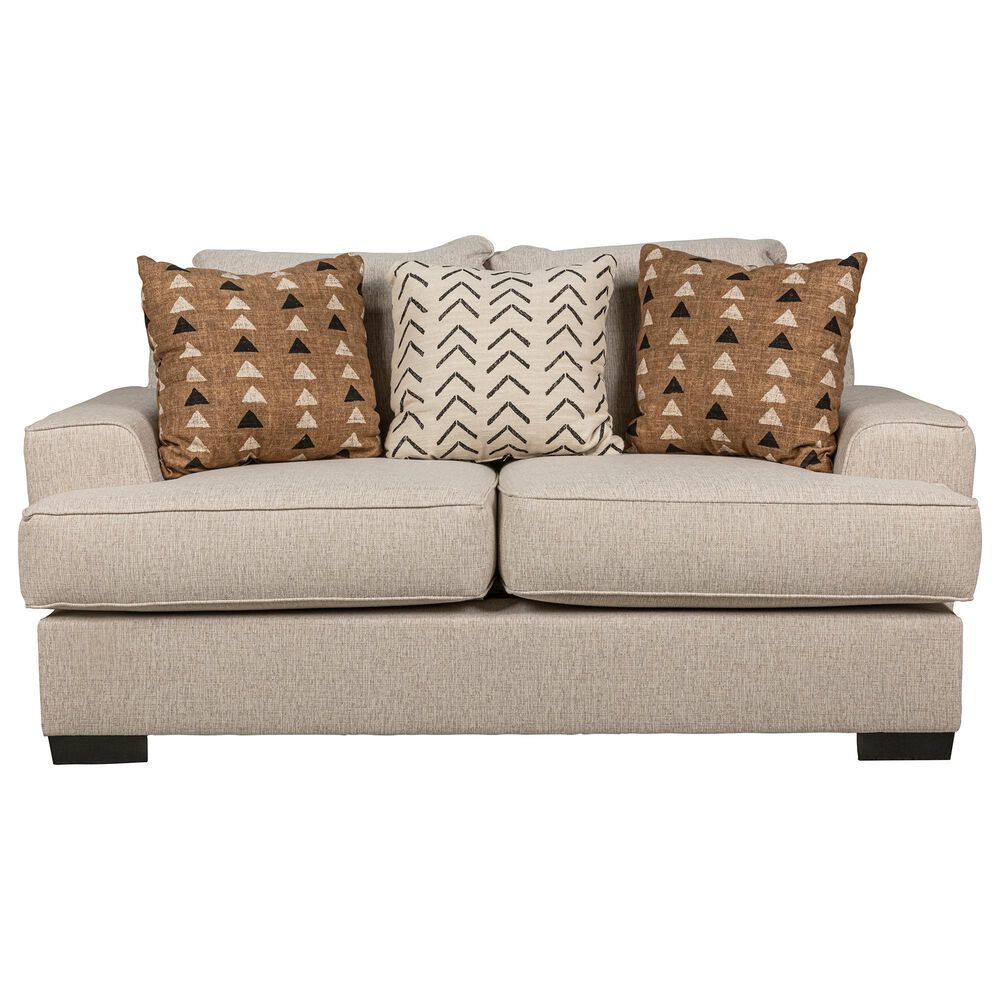 Michael Nicholas Designs Renegade Stationary Loveseat in Lauren Stone, , large