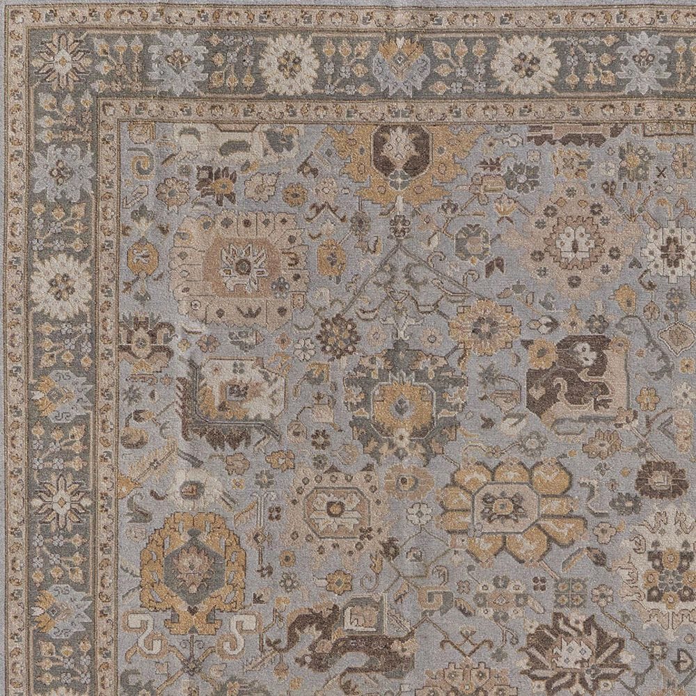 Feizy Corbitt 2&#39;6&quot; x 8&#39; Blue and Gold Runner, , large