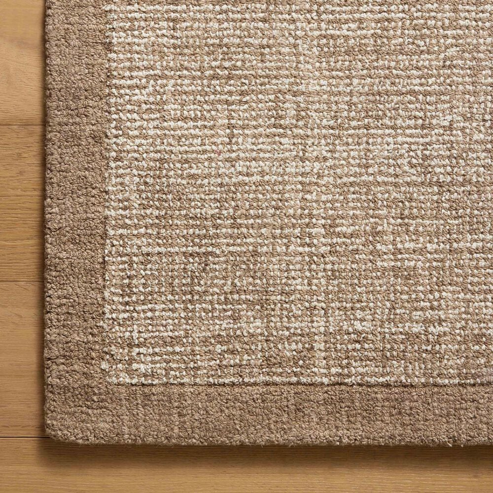 Magnolia Home Henley Ivory and Brown 5&#39; x 7&#39;6&quot; Area Rug, , large