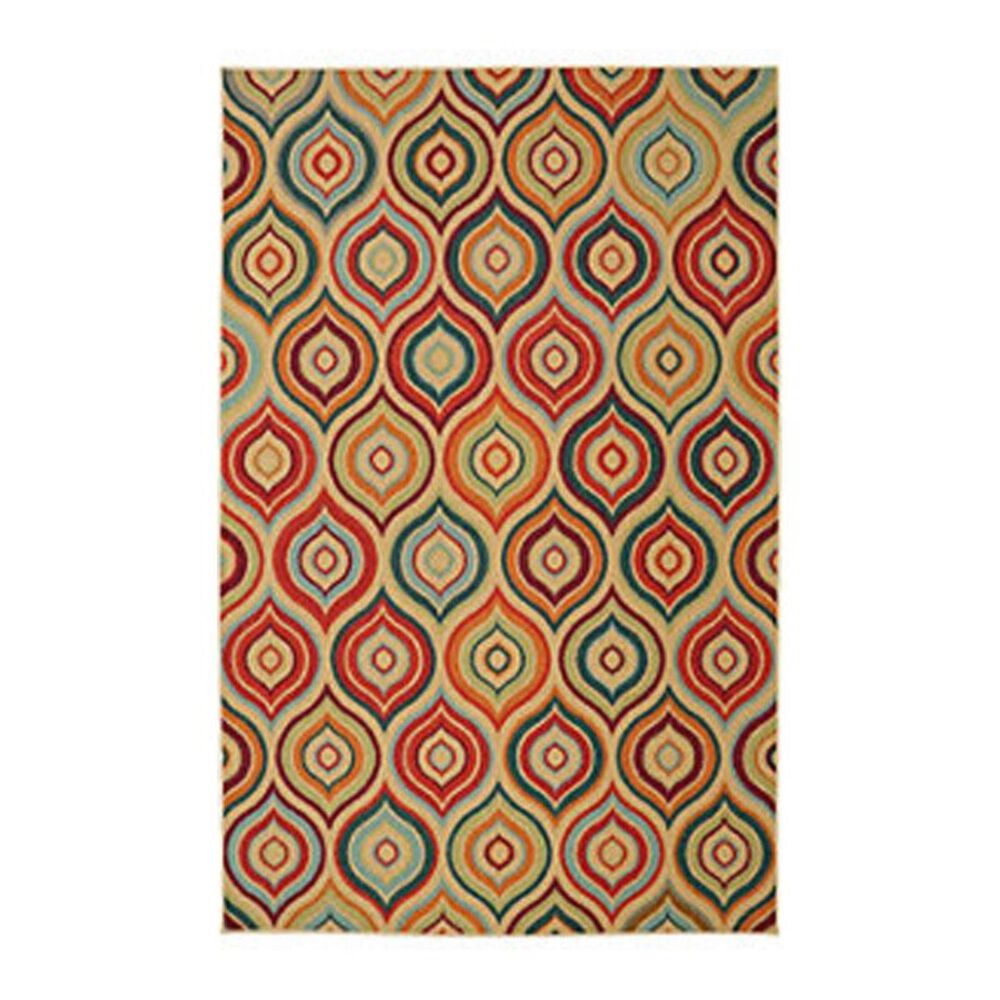 Mohawk Loop Print Larache 5" x 8" Multi Area Rug, , large
