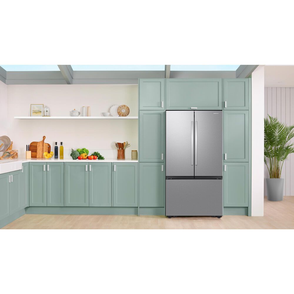 Samsung Bespoke AI 31.5 Cu. Ft. French Door Refrigerator in Fingerprint Resistant Stainless Steel, , large