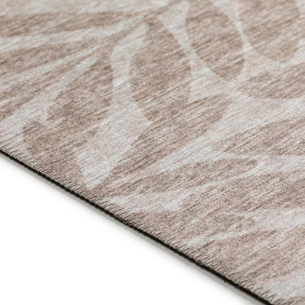 Dalyn Rug Company Sedona Floral 2&#39;3&quot; x 12&#39; Putty Indoor/Outdoor Performance Runner, , large