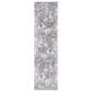 Safavieh Aston ASN715 2" x 8" Light Grey and Grey Runner, , large