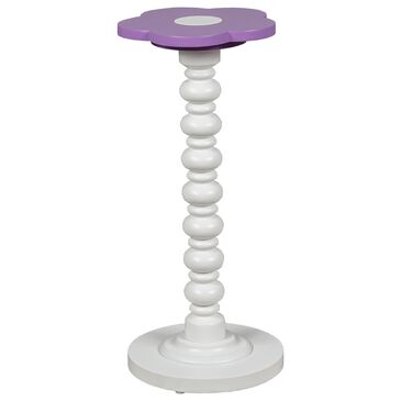 Linden Boulevard Flower Tall Table in Violet, , large