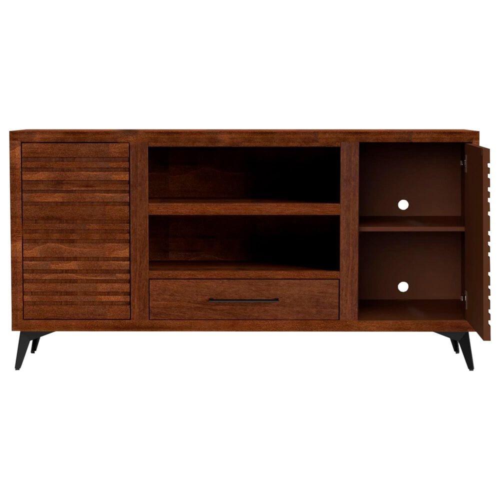 Legends Home Malibu 64" TV Console in Bourbon, , large