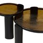 Four Hands Rover Nesting Table in Amber Cast Glass and Black Antique, , large