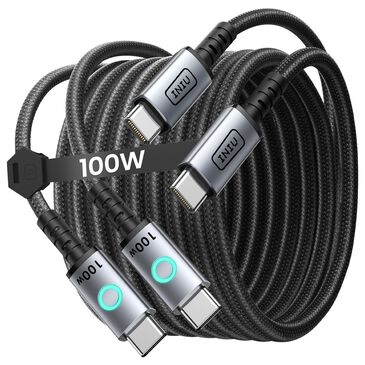 INUI Leopard 100W Fast Charging Cable in Black, , large
