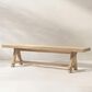 Jennifer Taylor Home Hawthorne 72" Dining Bench in Heritage Light Natural Brown, , large
