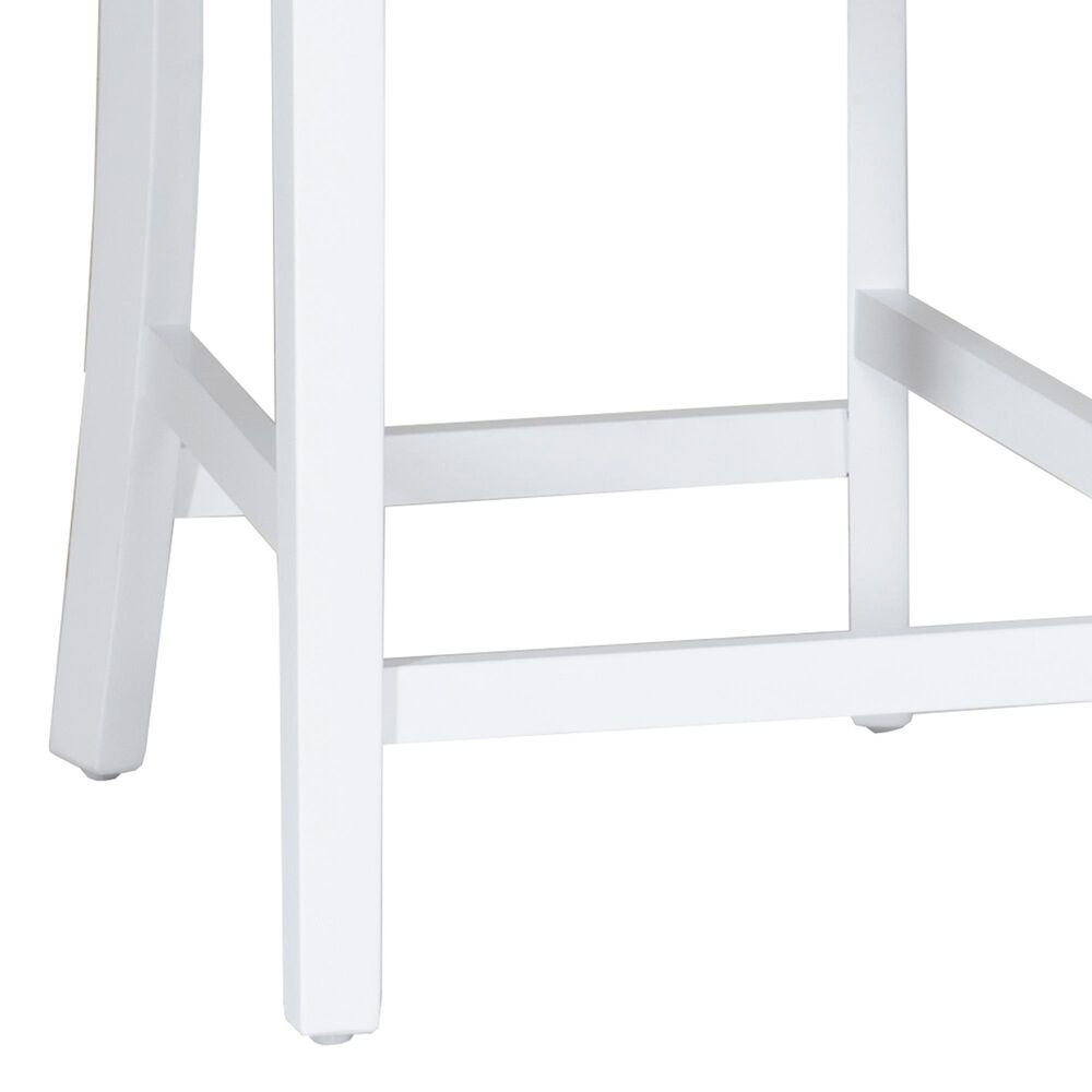 Linon Home Decor Maggie Counter Stool in White, , large