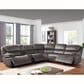 Steve Silver Plaza 6-Piece Power Reclining Sectional in Smoked Gray, , large