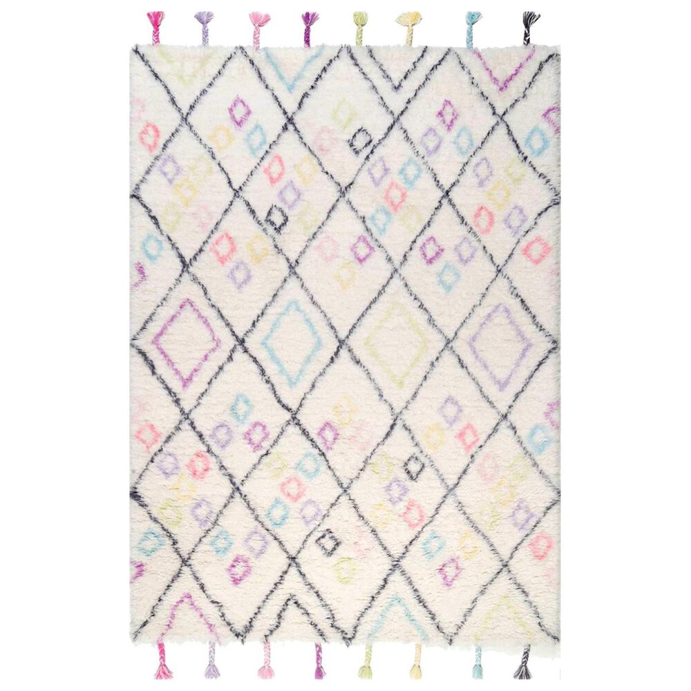 nuLOOM Irisa MTIR02A 7' x 9' Off White Kids Rug, , large