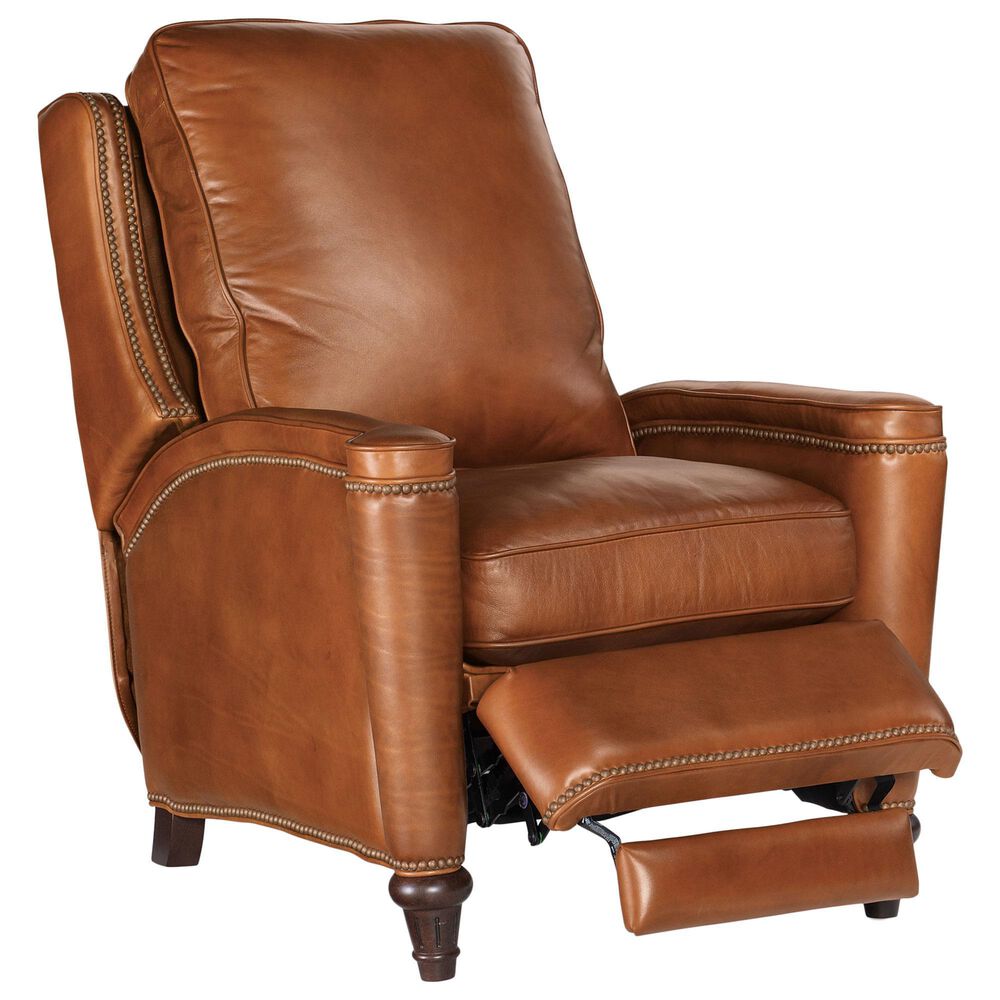 Hooker Furniture Rylea Manual Push Back Recliner in Valencia Toro, , large