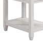 Forma & Co Napa Chairside Table in White and Natural, , large