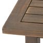 Hearth and Haven Selma Outdoor End Table with Slatted Top and Curved Legs in Gray, , large