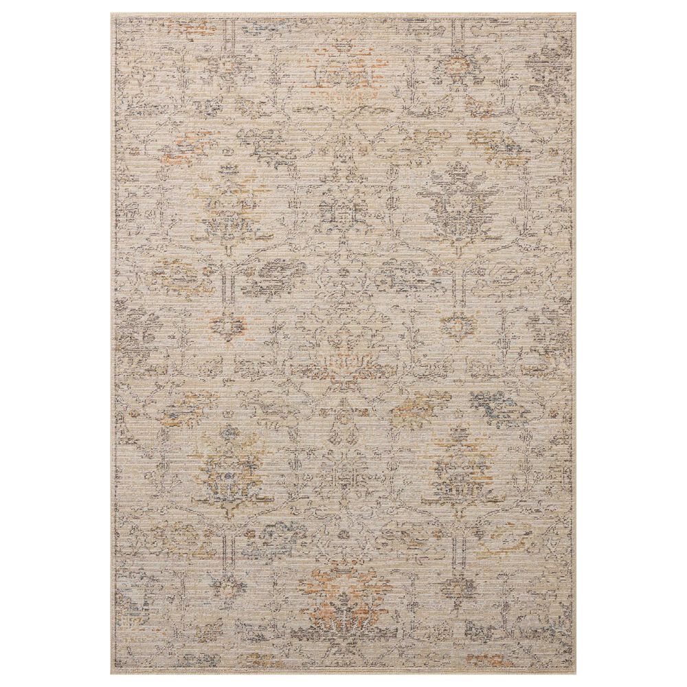Loloi Milena Ivory and Granite 7"10" Round Area Rug, , large