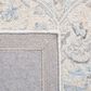 Safavieh Micro-Loop MLP516A 2"3" x 9" Ivory and Blue Runner, , large