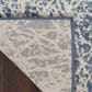 Nourison Exhale 3"11" x 5"11" Navy and Ivory Area Rug, , large
