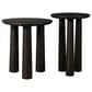Four Hands Patten Nesting End Tables in Smoked Black, , large
