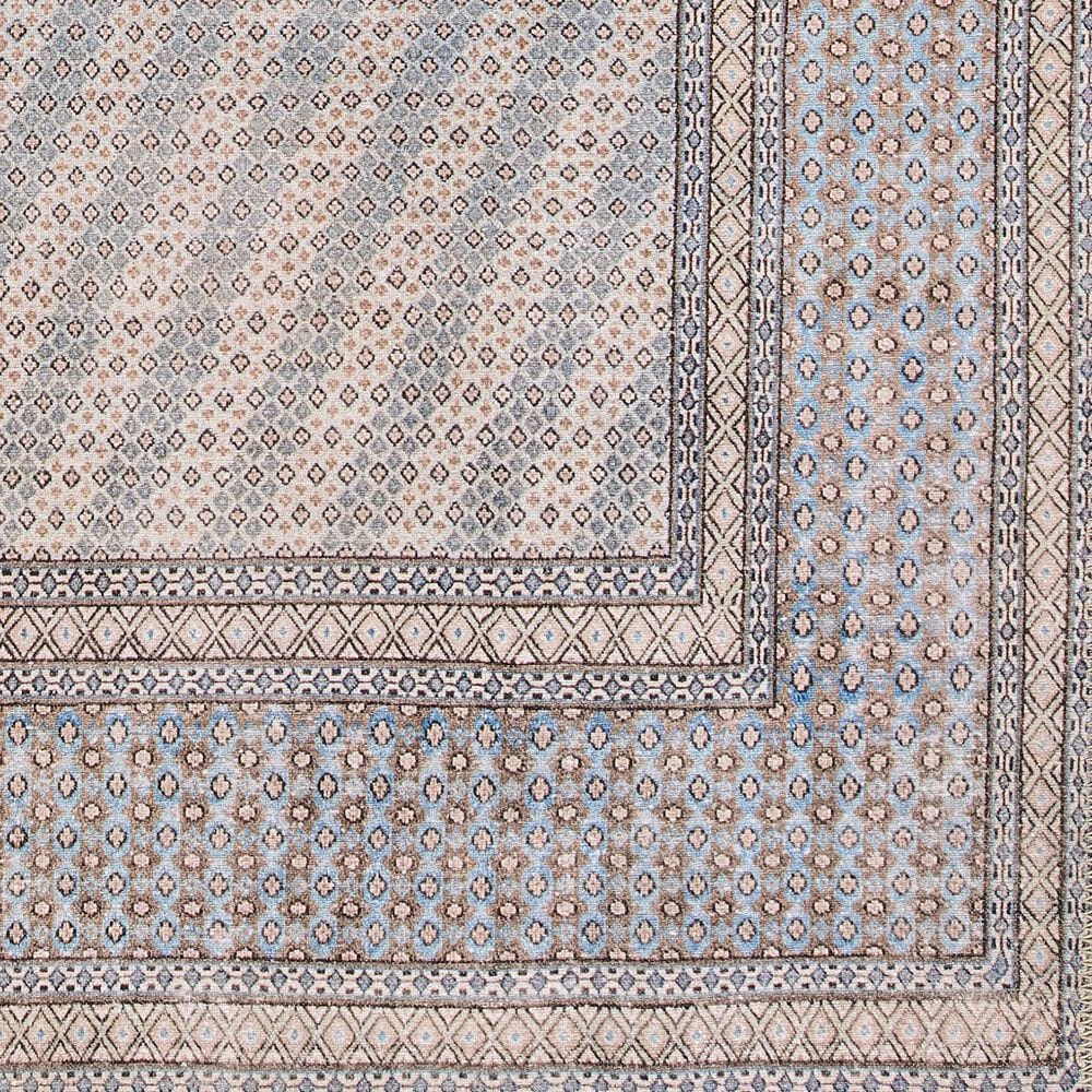 Momeni Afshar 2&#39;3&quot; x 7&#39;6&quot; Blue Runner, , large