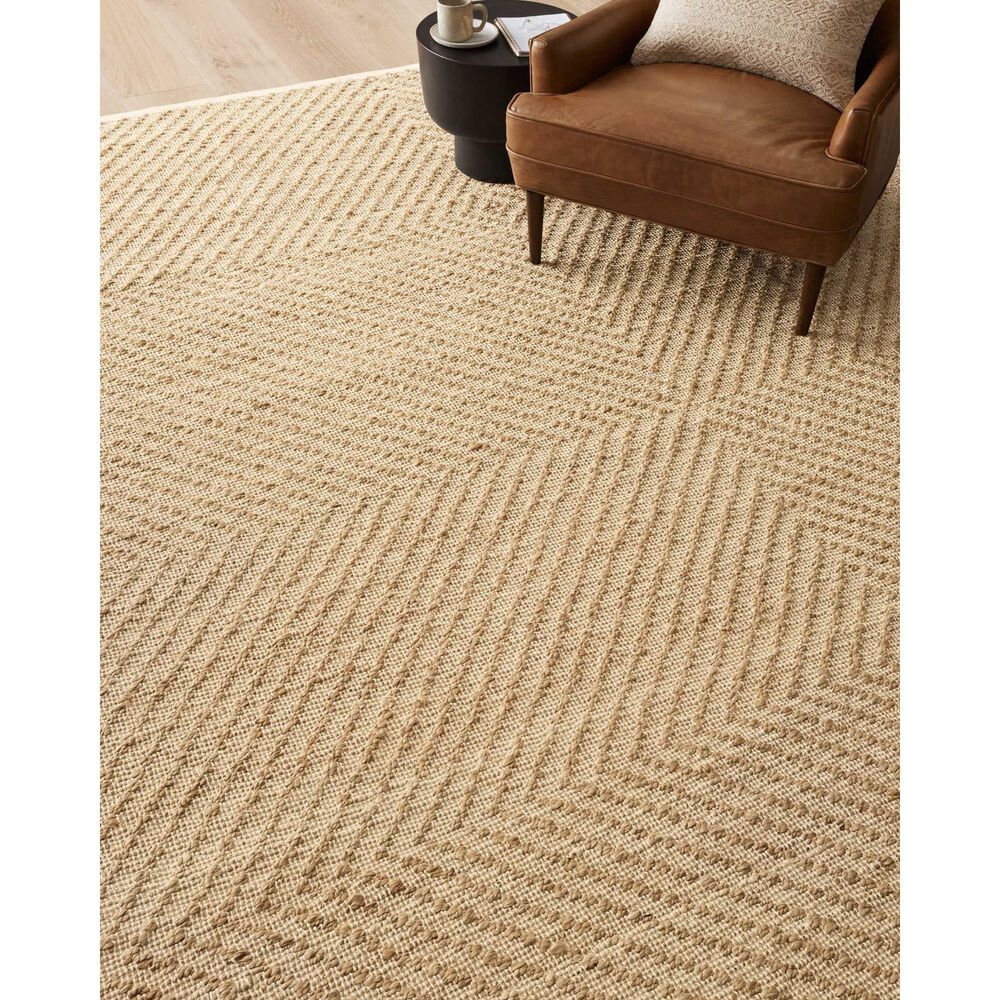 Angela Rose Colton 10&#39; x 14&#39; Natural and Ivory Area Rug, , large