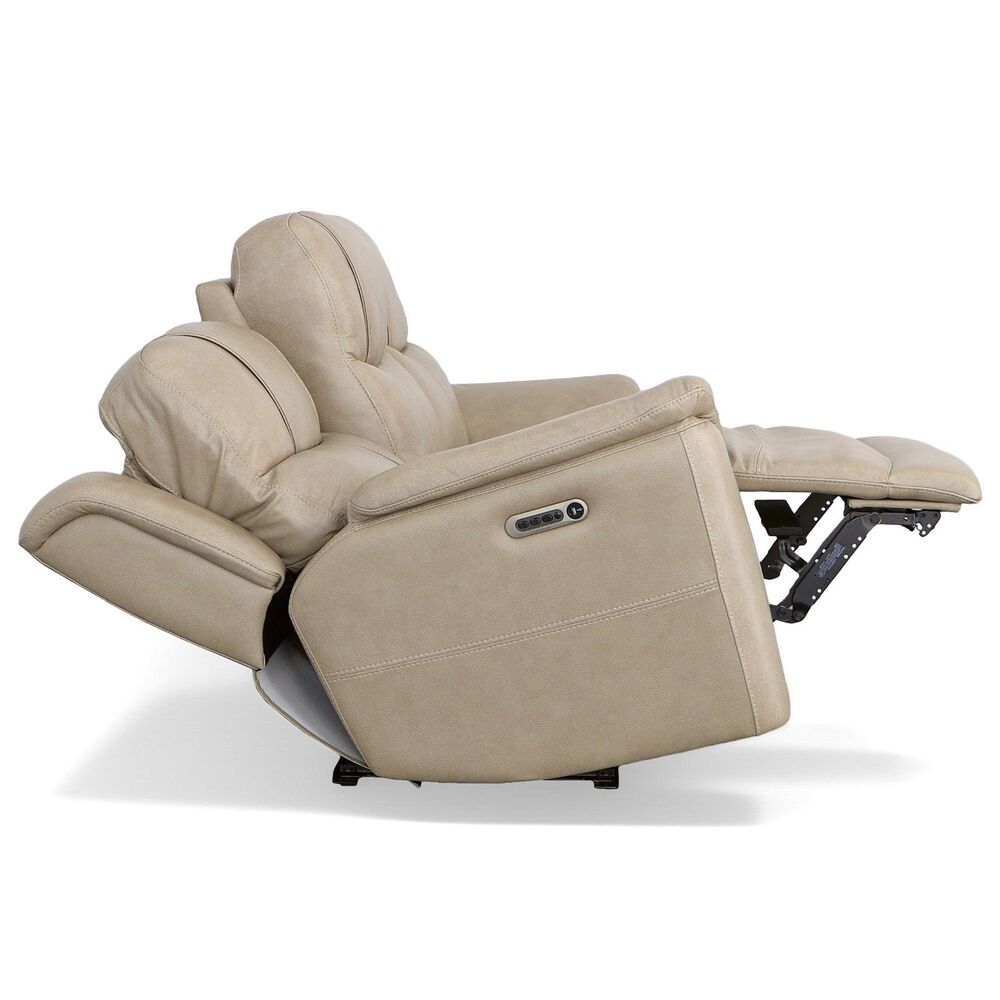 Flexsteel Crew Power Sofa and Loveseat Set in Pebble, , large