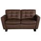 Chateau D"ax Leather Stationary Loveseat in Aline Africa, , large