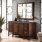 James Martin Vanities Addison 60" Single Bathroom Vanity in Mid-Century Acacia with 3 cm Parisien Bleu Quartz Top and Rectangular Sink, , large