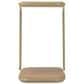Hooker Furniture Banyon Bay Accent Table in Desert Oak and Brushed Brass, , large